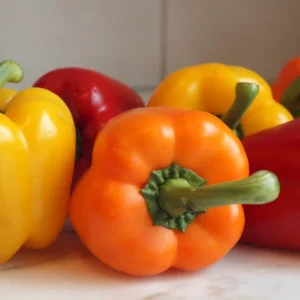 Colorbell Pepper Plant - 4" Pot - Green, Yellow, Red, Orange - Sweet Bell Pepper