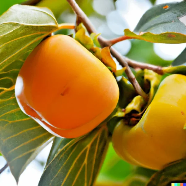 American Persimmon Tree Live Plant - Sweet Persimmon Garden Plant 8-10 Inch