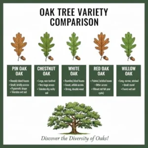 Oak Tree Live Plant, Oak Shades Tree in Quart Pot, Dormant in Winter, 6-12'' Tall, Ready to Grow Seedlings (White Oak)