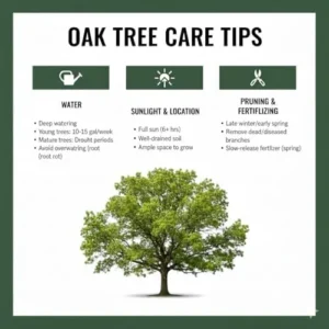 Oak Tree Live Plant, Oak Shades Tree in Quart Pot, Dormant in Winter, 6-12'' Tall, Ready to Grow Seedlings (White Oak)