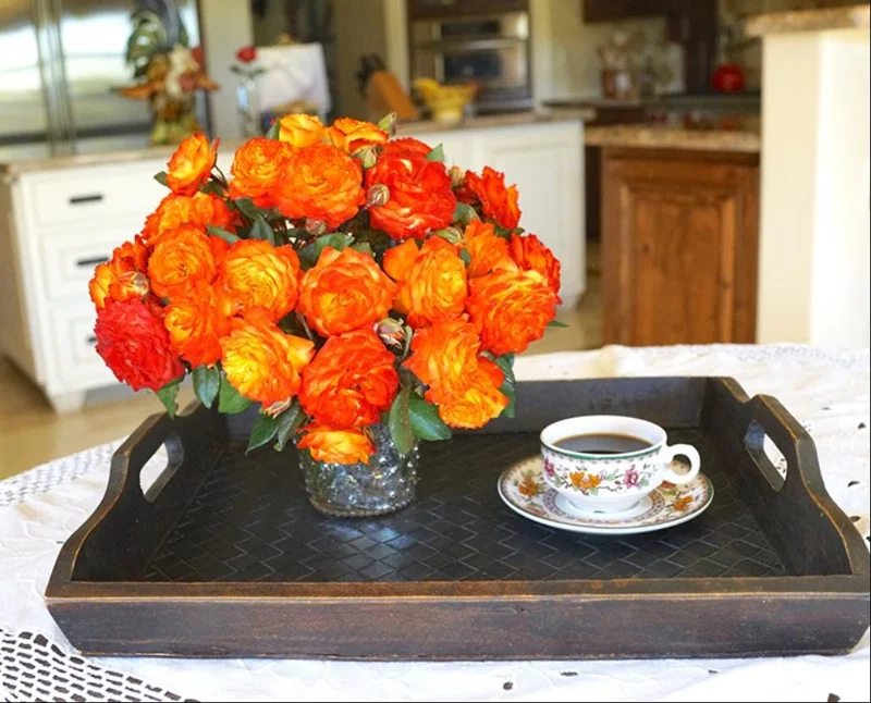 Pinata Climbing Rose Plant Live, Orange & Yellow Heirloom Rose, 4-6 Inch Tall Pinata Climbing Rose Plant Live, Orange & Yellow Heirloom Rose, 4-6 Inch Tall - Image 6