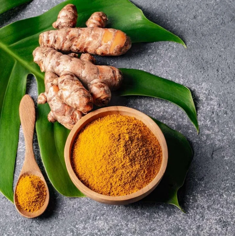 Home Set of 3 Yellow Turmeric Live Plants – Curcuma longa – 4-6" Tall – Culinary Spice Plant - Image 1