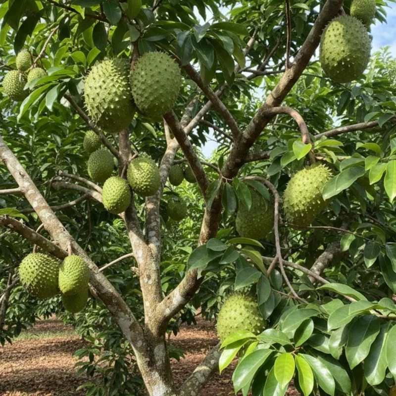Soursop Live Plant - Guanabana Tropical Fruit Tree, 4 Inch Pot, 6 Inches Tall Soursop Live Plant - Guanabana Tropical Fruit Tree, 4 Inch Pot, 6 Inches Tall - Image 3