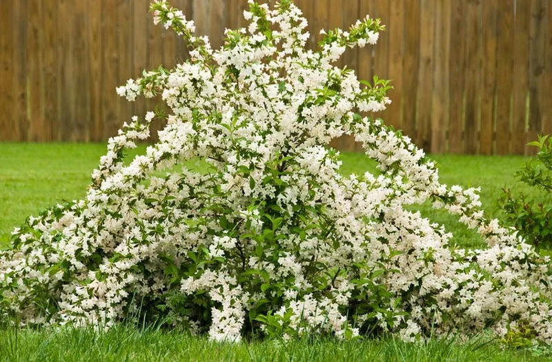 White Weigela Live Shrub - 4" Pot, 6-12" Tall - Deciduous Ornamental Bush White Weigela Live Shrub - 4" Pot, 6-12" Tall - Deciduous Ornamental Bush - Image 1
