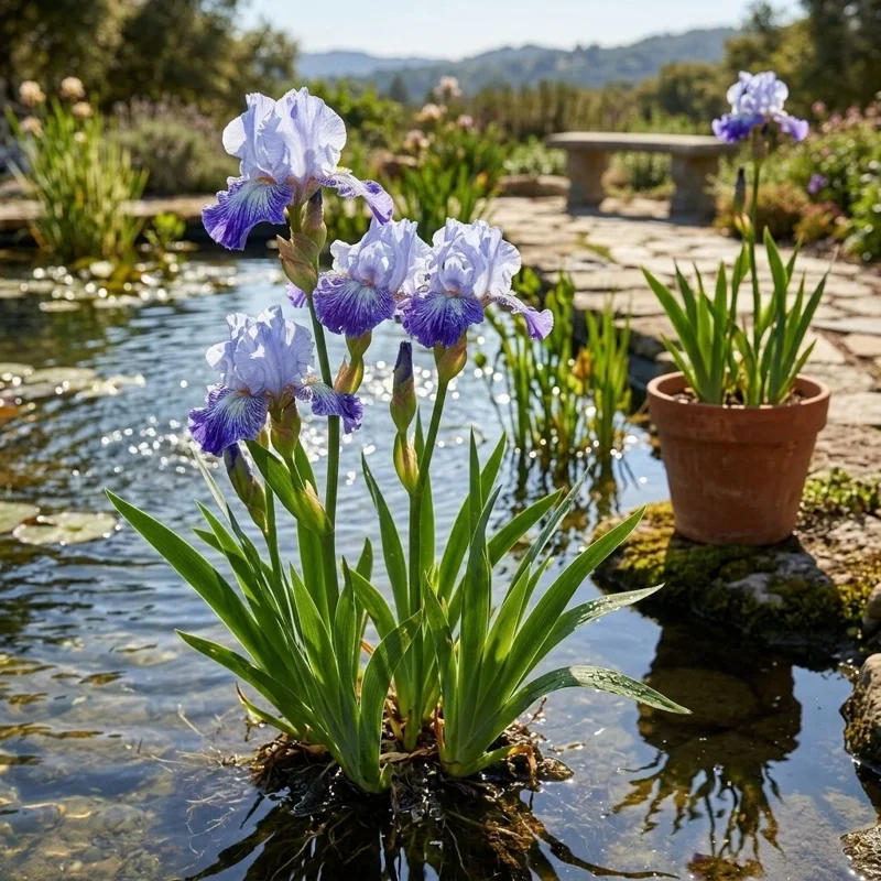 100 Count Iris Flower Seeds - Perennial Flowering for Outdoor Gardens - Image 2