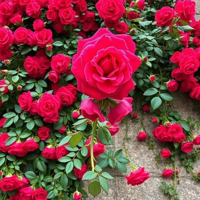 20 Red Climbing Rose Seeds - Rare Non-GMO Heirloom Variety for Outdoor Garden 20 Red Climbing Rose Seeds - Rare Non-GMO Heirloom Variety for Outdoor Garden - Image 3