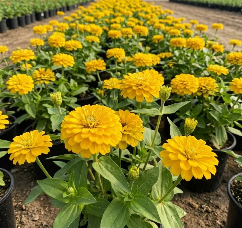 200pcs Zinnia Seeds - Outdoor Ornamental Flower Mix - Easy to Grow Annuals - Image 2