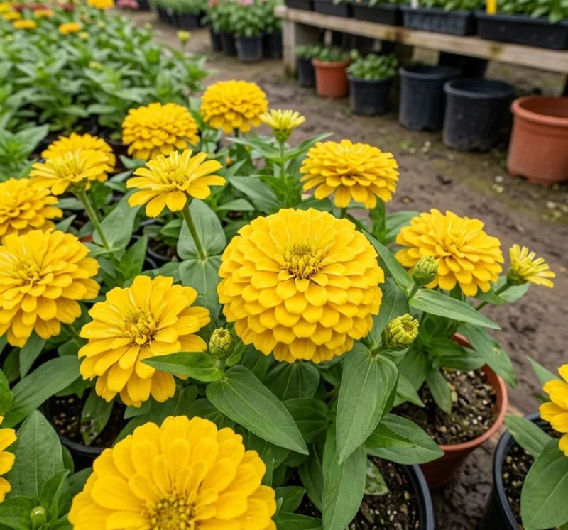 200pcs Zinnia Seeds - Outdoor Ornamental Flower Mix - Easy to Grow Annuals - Image 1