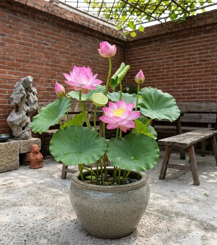 50 Lotus Seeds – Aquatic Water Plant Seeds – Easy Grow Pond & Garden Decor - Image 1