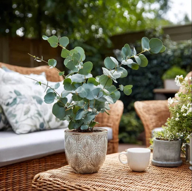 Eucalyptus Silver Dollar Live Plant - 4 to 6 Inch Starter Plant for Indoor/Outdoor Eucalyptus Silver Dollar Live Plant - 4 to 6 Inch Starter Plant for Indoor/Outdoor - Image 4