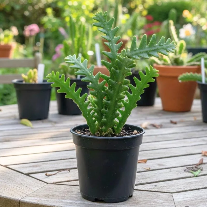 Fishbone Cactus Live Plant - Epiphyllum Curly Sue Succulent for Hanging Baskets Fishbone Cactus Live Plant - Epiphyllum Curly Sue Succulent for Hanging Baskets - Image 1