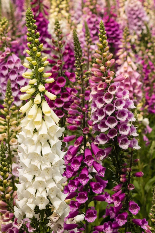 Foxglove Digitalis Purpurea Seeds - 1000 Count, Spotted Purple & White, Biennial Flower, Hardy Perennial - Image 2