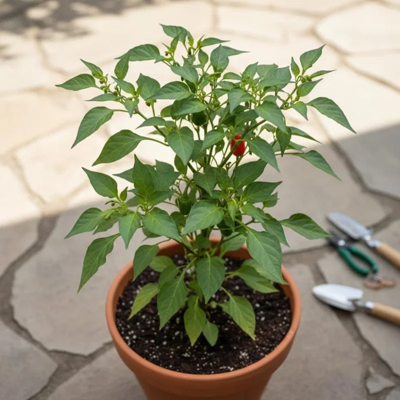 Long Hot Pepper Live Plant – Edible Vegetable – 4-6 Inch Tall – Outdoor Garden Long Hot Pepper Live Plant – Edible Vegetable – 4-6 Inch Tall – Outdoor Garden - Image 5