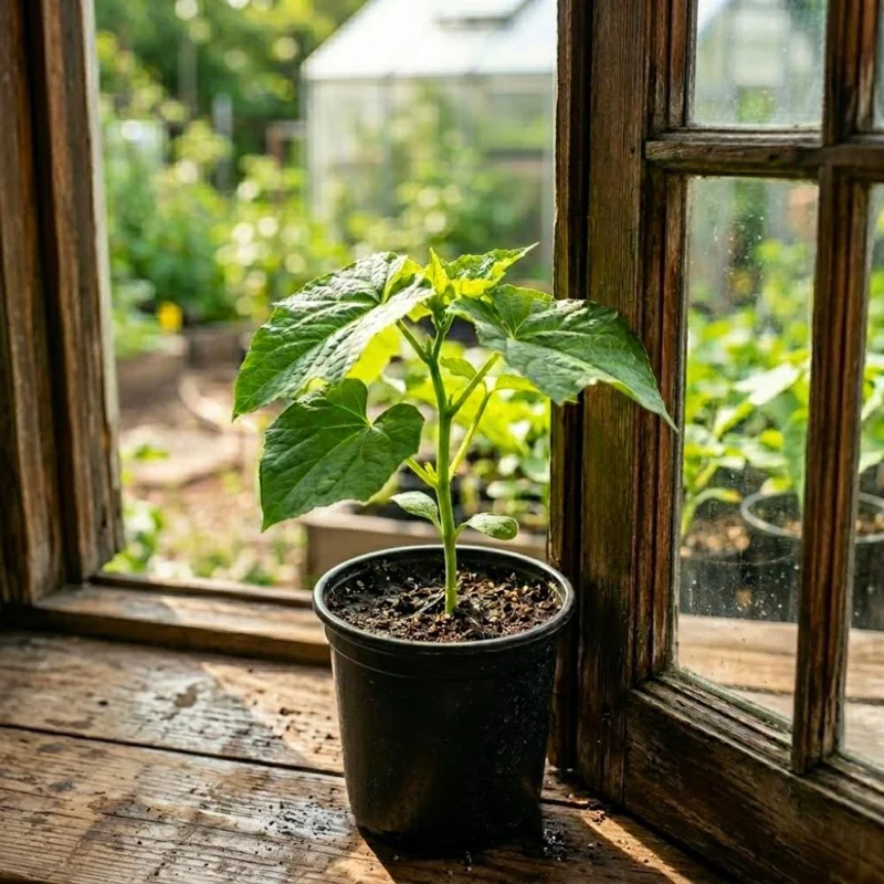 Loofah Live Plant – 4-Inch Pot, 4-6 Inch Tall Climbing Vine Loofah Live Plant – 4-Inch Pot, 4-6 Inch Tall Climbing Vine - Image 7