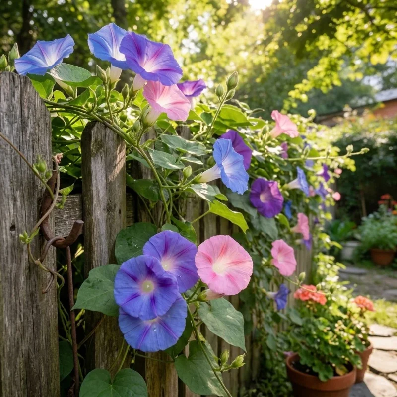 Morning Glory Seeds - 100 Count Flower Seeds for Outdoor Planting - Image 2