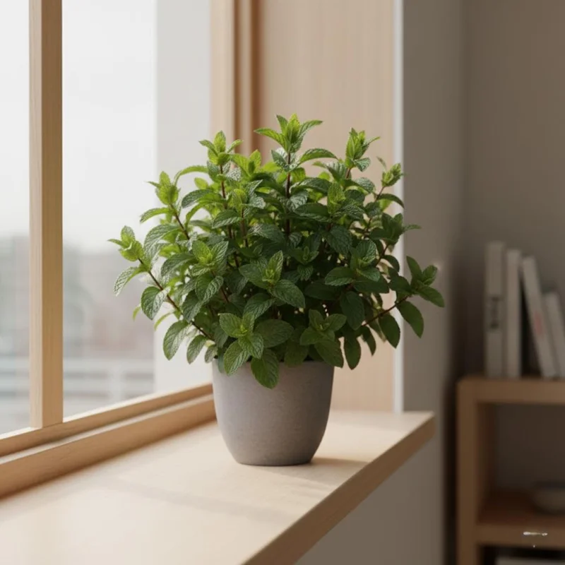 Peppermint Live Plant, Edible Fragrant Herb, 4-6 Inches Tall, Indoor Outdoor Peppermint Live Plant, Edible Fragrant Herb, 4-6 Inches Tall, Indoor Outdoor - Image 4