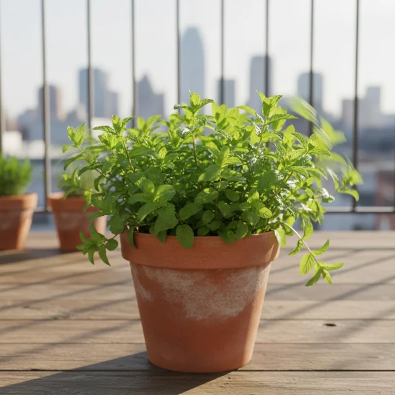 Peppermint Live Plant, Edible Fragrant Herb, 4-6 Inches Tall, Indoor Outdoor Peppermint Live Plant, Edible Fragrant Herb, 4-6 Inches Tall, Indoor Outdoor - Image 7