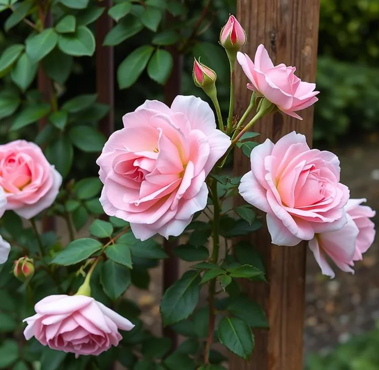 Pink Climbing Rose Live Plant – 5-8" Tall Starter, Fragrant Outdoor Garden Flower - Image 1