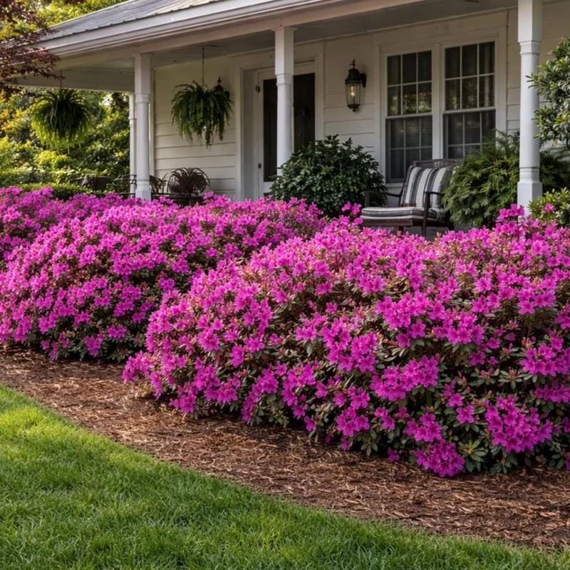 Purple Formosa Azalea Live Plant - Vibrant Large Blooms, 4-8 Inch Tall Shrub for Gardens Purple Formosa Azalea Live Plant - Vibrant Large Blooms, 4-8 Inch Tall Shrub for Gardens - Image 7