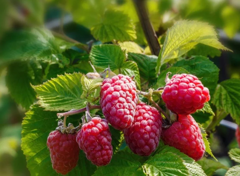 Red Raspberry Live Plant (Rubus idaeus) – 5-Inch Pot – High-Yielding Berry Red Raspberry Live Plant (Rubus idaeus) – 5-Inch Pot – High-Yielding Berry - Image 3