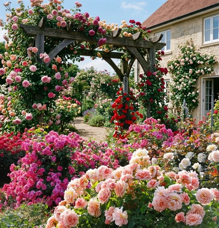 Rose Flower Seeds 200 Pcs - Perennial Decorative Plants for Yard & Balcony - Image 1