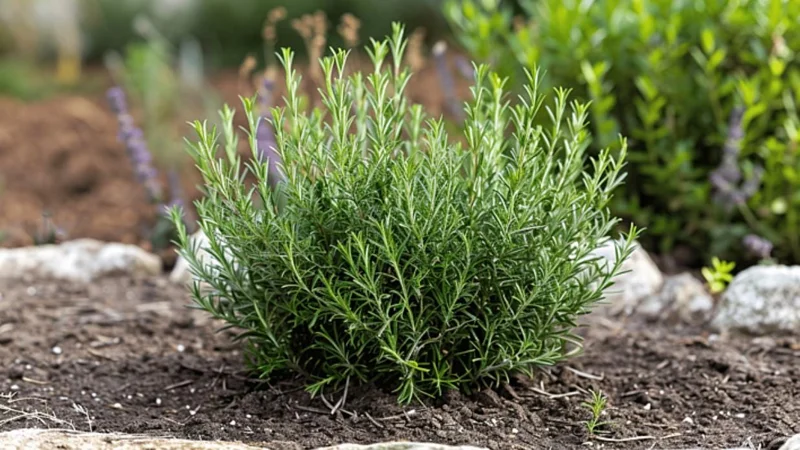 Rosemary Live Plant – 8-inch Tall Culinary Herb – Outdoor Garden & Patio - Image 1