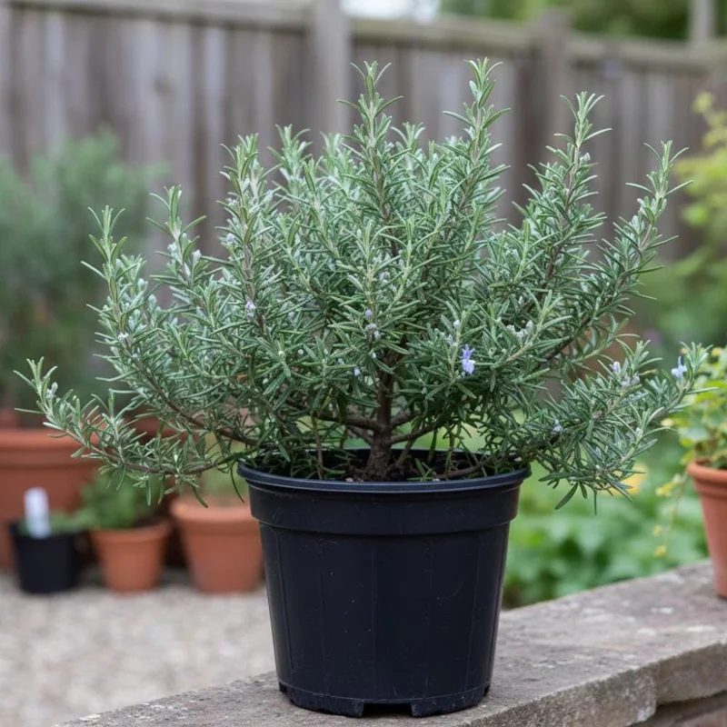 Rosemary Live Plant – Fragrant Herb – 4 Inch Pot – Indoor/Outdoor - Image 1