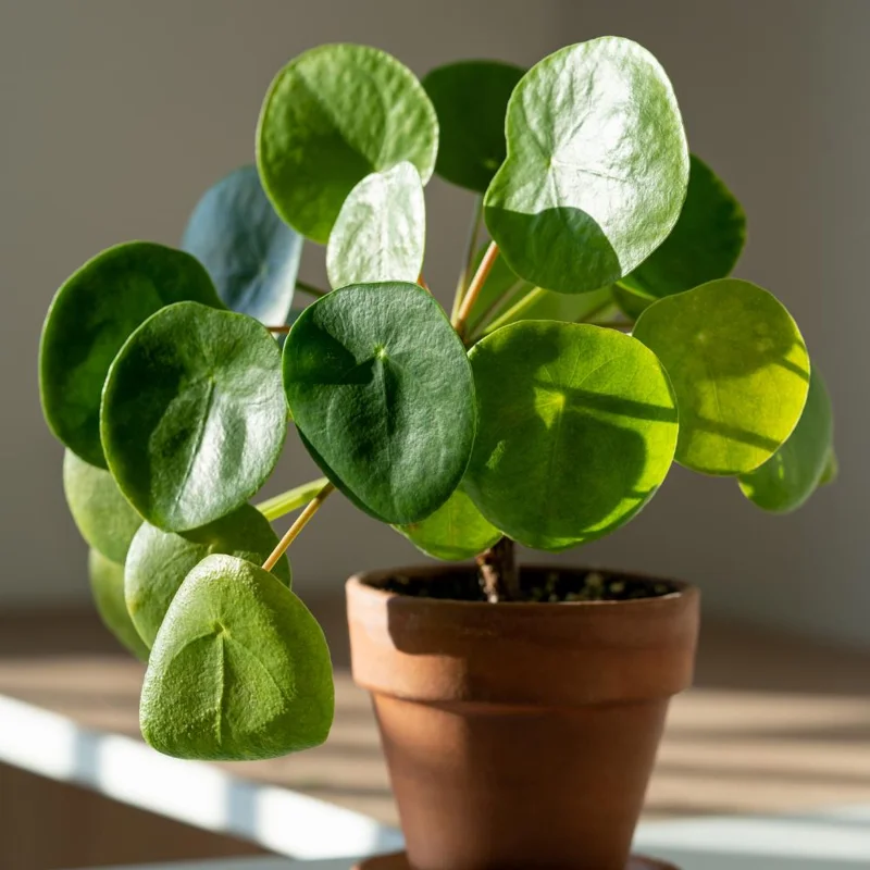 Set of 2 Chinese Money Plant Live Plants, Pilea Peperomioides, Easy Care Indoor Houseplant in 2 Inch Pots Set of 2 Chinese Money Plant Live Plants, Pilea Peperomioides, Easy Care Indoor Houseplant in 2 Inch Pots - Image 3