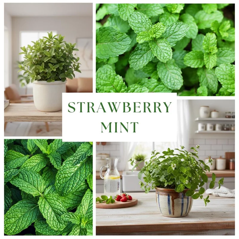Strawberry Mint Plant 4-6 Inches Tall - Edible Live Plant for Indoor & Outdoor Gardening Strawberry Mint Plant 4-6 Inches Tall - Edible Live Plant for Indoor & Outdoor Gardening - Image 6