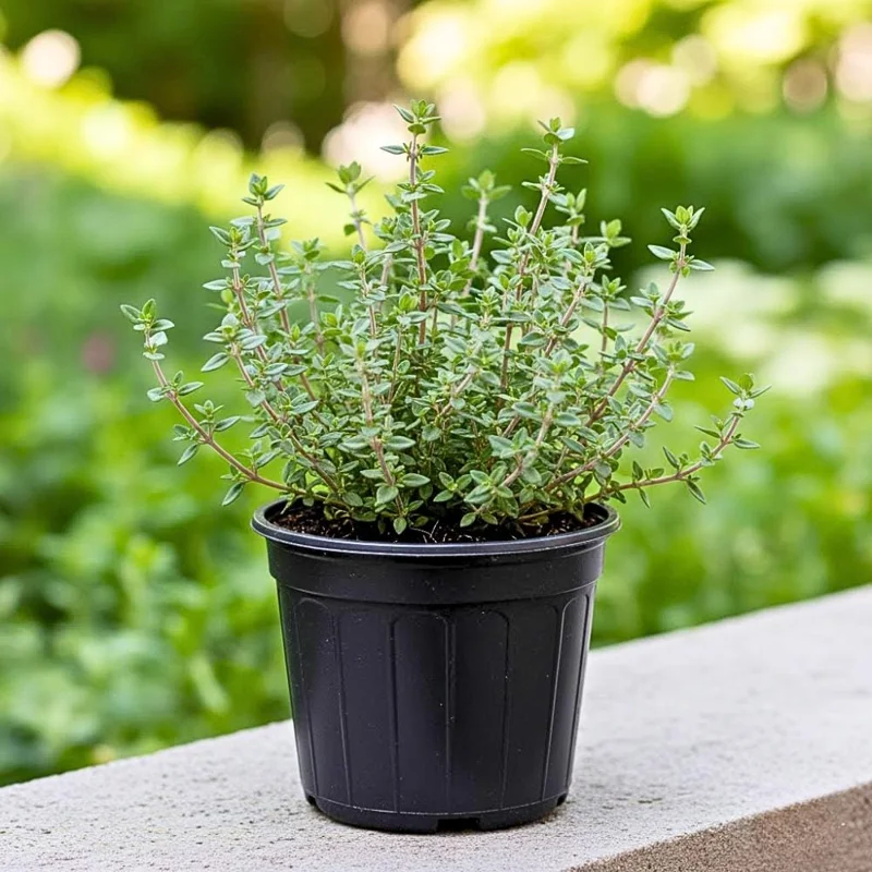 Thyme Live Herb Plant, 5-7 Inches Tall in 3.5 Inch Pot, Indoor/Outdoor Thyme Live Herb Plant, 5-7 Inches Tall in 3.5 Inch Pot, Indoor/Outdoor - Image 1