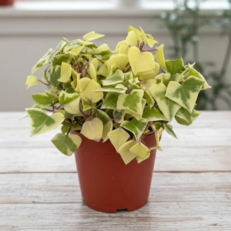 Variegated Wax Ivy Live Plant – Trailing Houseplant for Indoor Planting Variegated Wax Ivy Live Plant – Trailing Houseplant for Indoor Planting - Image 3