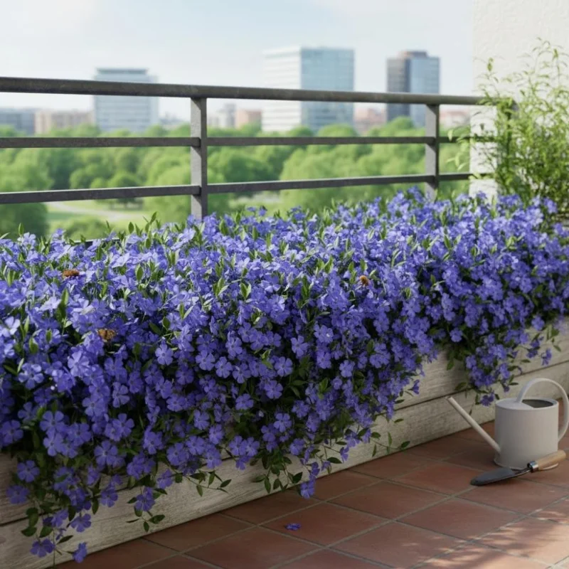 Vinca Live Plant – 4 to 6 Inch Tall – Vibrant Purple Flowers – Outdoor Vinca Live Plant – 4 to 6 Inch Tall – Vibrant Purple Flowers – Outdoor - Image 8