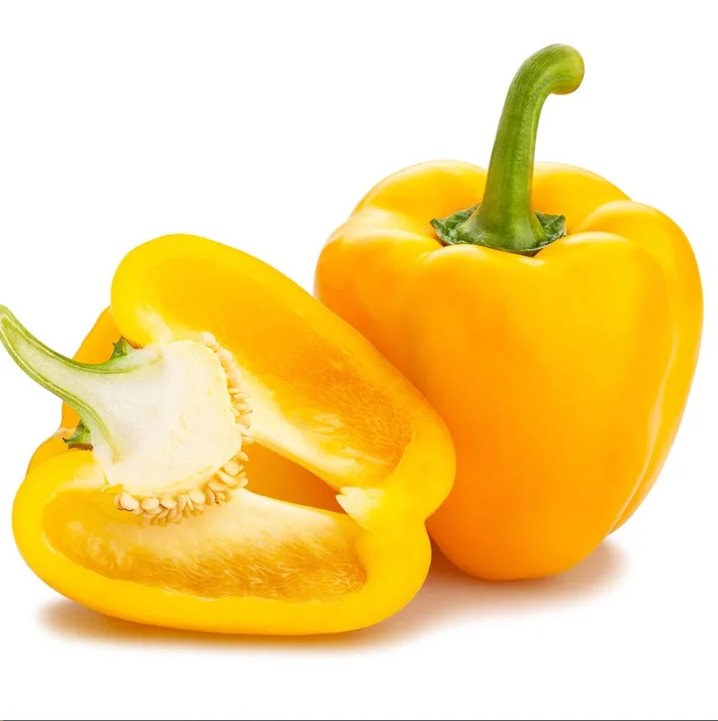 Yellow Bell Pepper Live Plant - 3-5 Inch Tall, 2 Plants for Garden Yellow Bell Pepper Live Plant - 3-5 Inch Tall, 2 Plants for Garden - Image 1