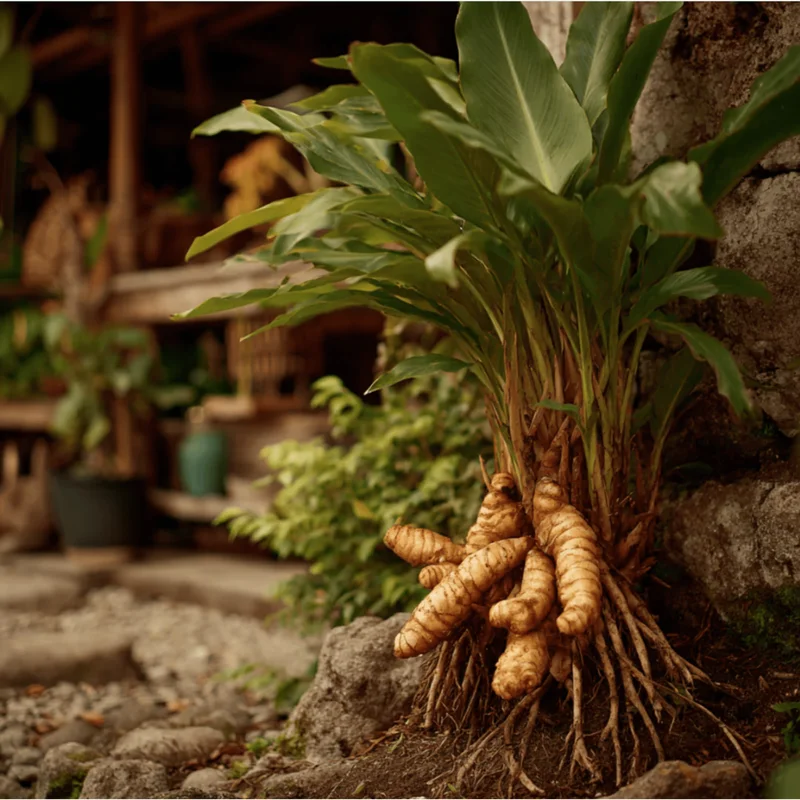 Yellow Turmeric Live Starter Plant - Curcuma longa Rhizomes, 4-6 Inch Tall, Pack of 2 Yellow Turmeric Live Starter Plant - Curcuma longa Rhizomes, 4-6 Inch Tall, Pack of 2 - Image 6