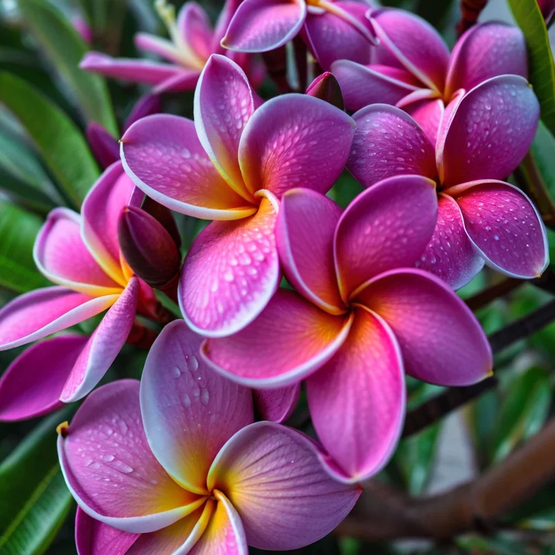5 Pink Purple Plumeria Seeds - Hawaiian Flower Lei Perennial Bloom - Image 2