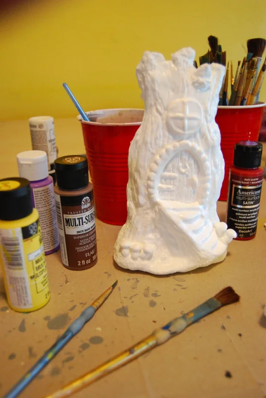 DIY Fairy Hobbit House Decoration - Paint Your Own Craft Kit - Image 2