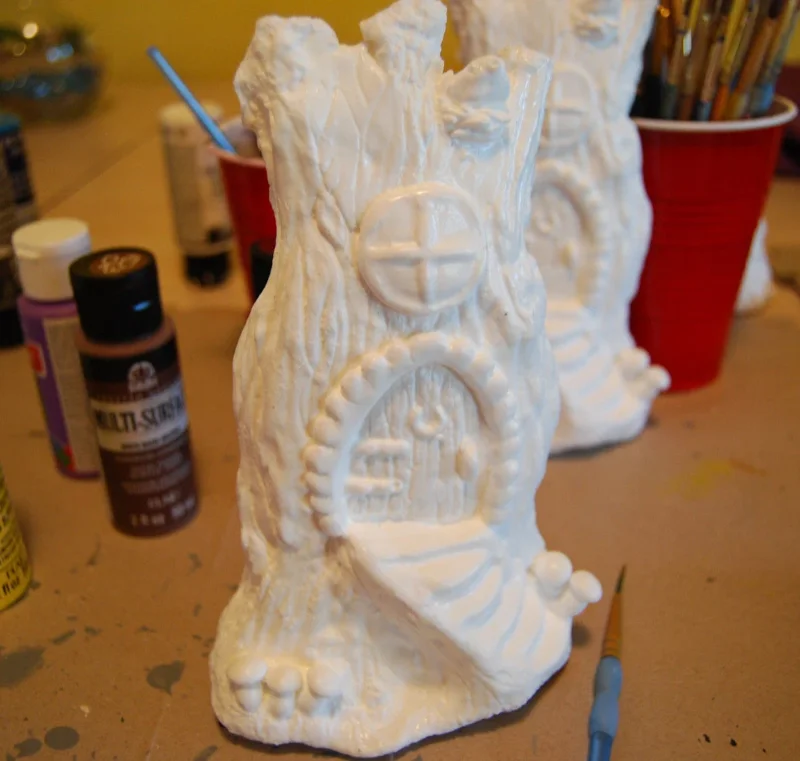 DIY Fairy Hobbit House Decoration - Paint Your Own Craft Kit - Image 1