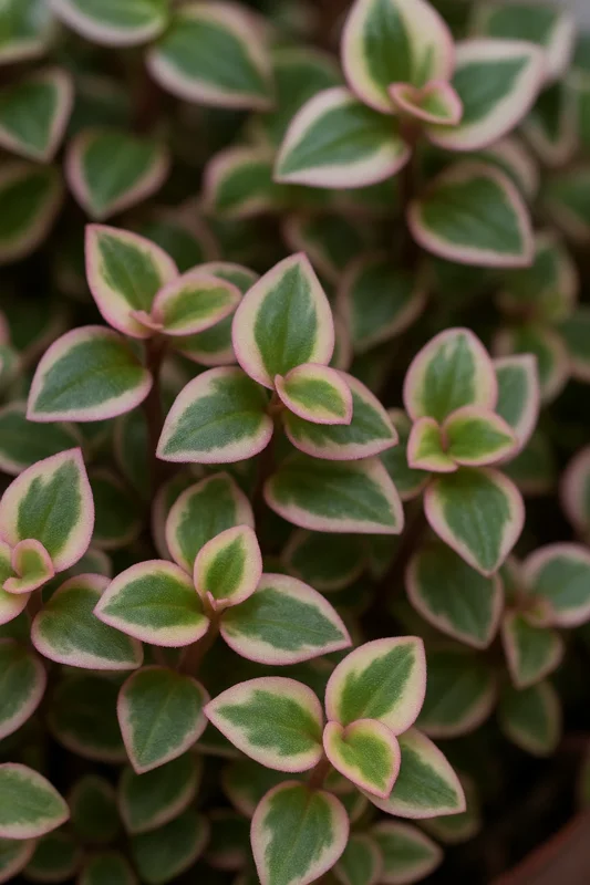 Pink Panther Callisia Repens Variegata Live Plant - Tri Color Bolivian Wandering Jewel Indoor - Image 2