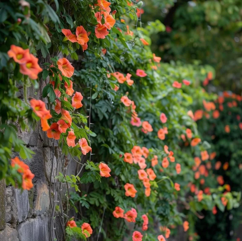 Set of 5 Trumpet Creeper Bare Roots, 4-6 Inch Tall Hummingbird Vine, Fast Growing Outdoor Set of 5 Trumpet Creeper Bare Roots, 4-6 Inch Tall Hummingbird Vine, Fast Growing Outdoor - Image 7