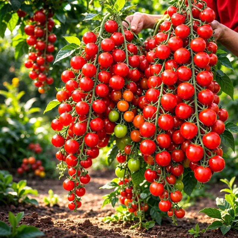 Super Sweet Cherry Tomato Seeds 150+ Pack – Ultra Sweet Heirloom Non-GMO Vegetable Seeds - Image 1