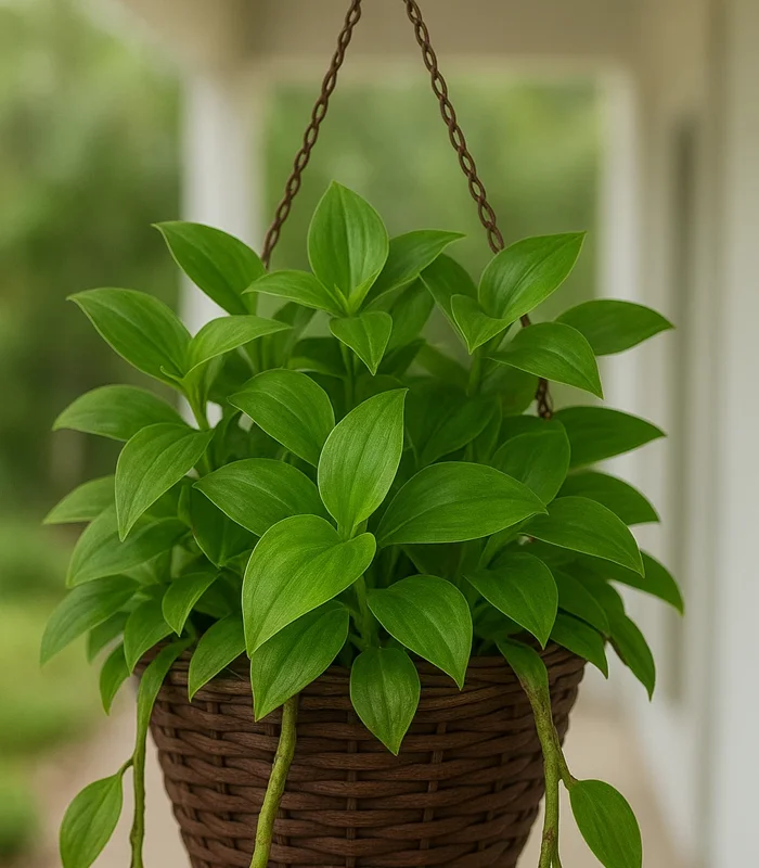 Tradescantia Wandering Jewel Live Plant – Solid Green Albiflora Verde - Image 2