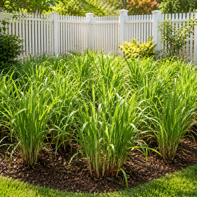 Set of 2 Lemongrass Live Plants, 1 Gallon Pot, Culinary Herb - Image 2