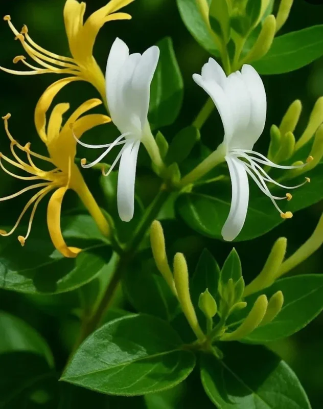 White Honeysuckle Bush Live Plant – Fragrant Bare Root – 1 Foot – Outdoor Perennial - Image 2
